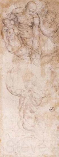 Pontormo, Jacopo Moses Receiving the Tables Norge oil painting art